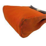 エルメス HERMES エールバッグ □H刻印　(2004年製) オレンジ/ゴールド金具 トワル レディース ショルダーバッグ