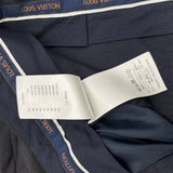 ルイ・ヴィトン LOUIS VUITTON モノグラム柄2Bスーツセットアップ HOFJ84/HOFP8W ネイビー ウール メンズ セットアップ