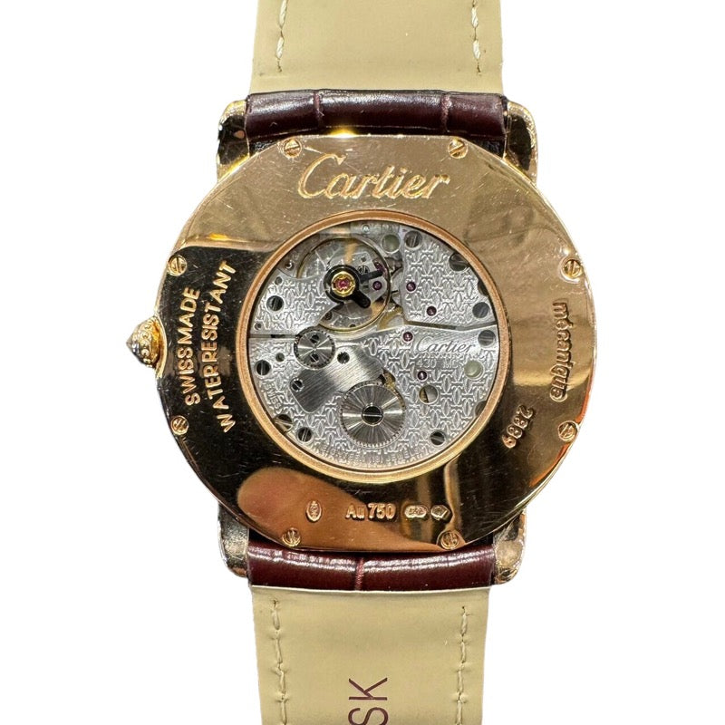 カルティエ Cartier ロンド ルイ カルティエ　LM WR000651 K18ピンクゴールド 手巻き メンズ 腕時計