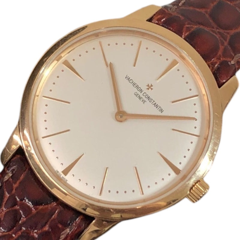 ヴァシュロン・コンスタンタン VACHERON CONSTANTIN パトリモニー　36ｍｍ 81530/000R-9682  K18PG/クロコベルト 手巻き メンズ 腕時計