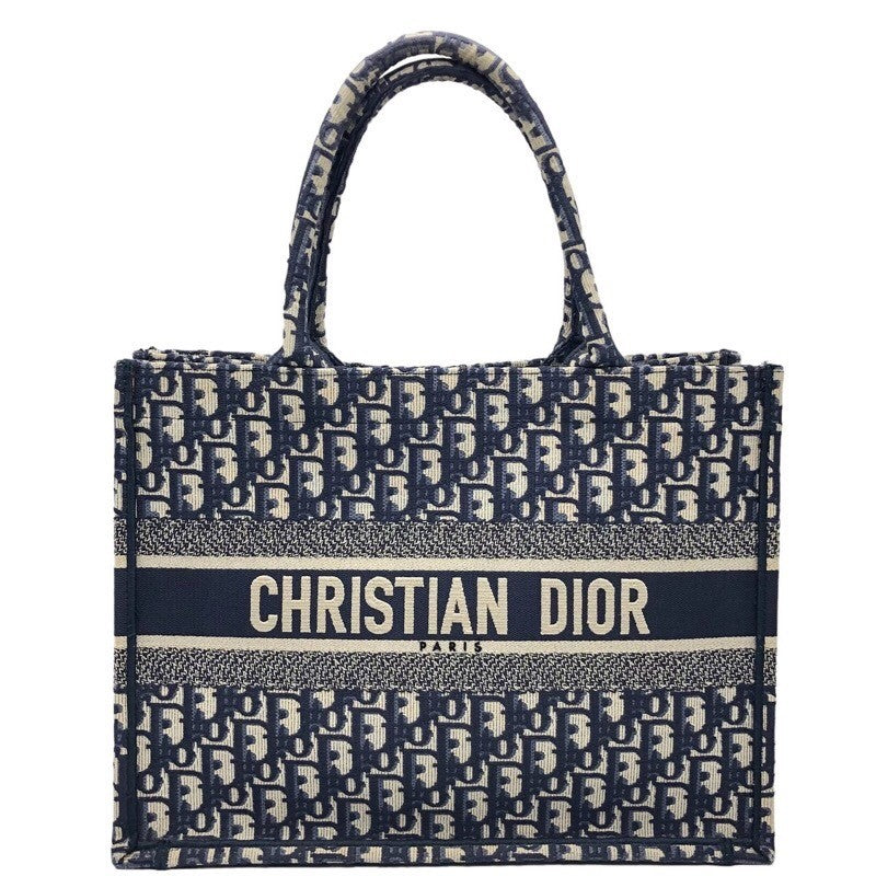 クリスチャン・ディオール Christian Dior ブックトート　ミディアム M1296ZRIW ネイビー オブリークジャガード レディース ハンドバッグ