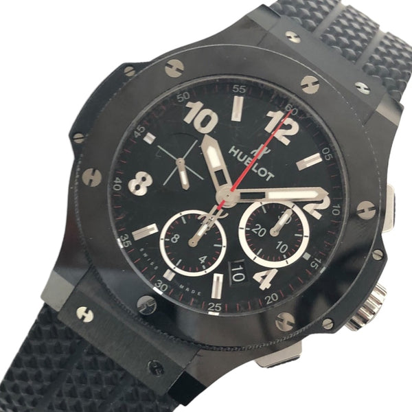 ウブロ HUBLOT ビッグバンブラックマジック 301.CX.130.RX ブラック セラミック セラミック　ラバー メンズ 腕時計