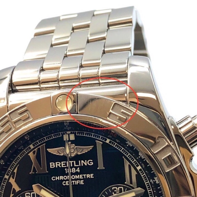 ブライトリング BREITLING クロノマット44 AB011012 ブラック ステンレススチール 自動巻き メンズ 腕時計