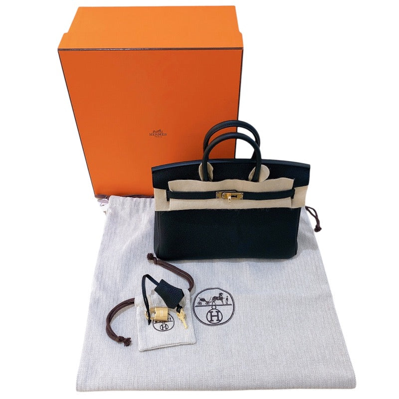 エルメス HERMES バーキン25 W刻 (2024年製) ブラック ゴールド金具 トゴ レディース ハンドバッグ