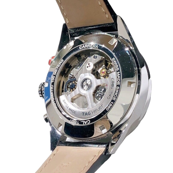 タグ・ホイヤー TAG HEUER カレラキャリバー1887クロノグラフ CAR2A10-2 ブラック/シルバー ステンレススチール メンズ 腕時計