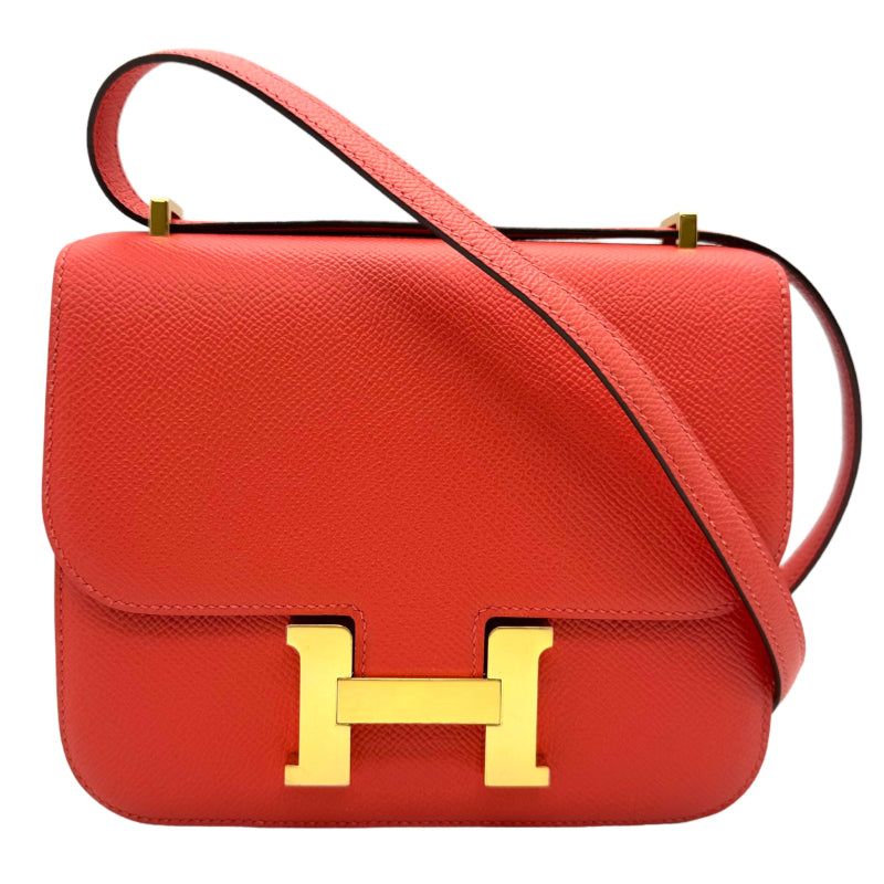 エルメス HERMES コンスタンス3 ミニ X刻印 ルージュ
