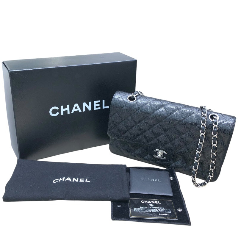 シャネル CHANEL マトラッセ25 A01112 ブラック キャビアスキン SV金具 レディース ショルダーバッグ |  中古ブランドリユースショップ OKURA(おお蔵)