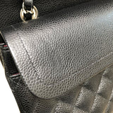 シャネル CHANEL マトラッセ25 A01112 ブラック マットキャビアスキン シルバー金具 レディース ショルダーバッグ