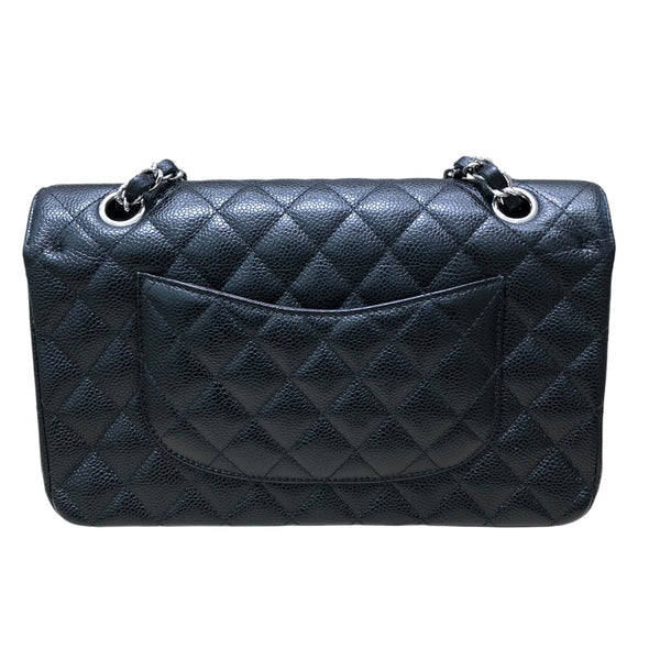 シャネル CHANEL マトラッセ25 A01112 ブラック マットキャビアスキン シルバー金具 レディース ショルダーバッグ