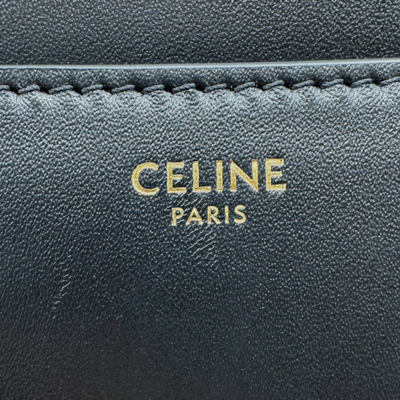 セリーヌ CELINE 16セーズ ミニ 188003 ブラック ゴールド金具 カーフレザー レディース ハンドバッグ