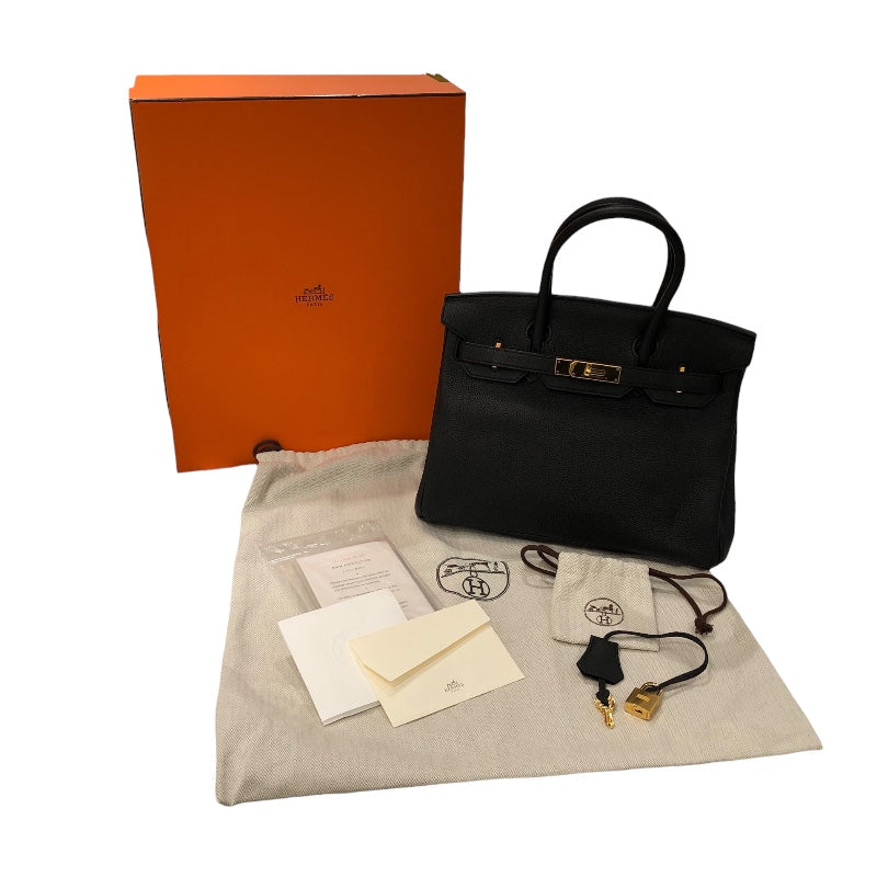 エルメス HERMES バーキン30 U刻 ブラック　ゴールド金具 トゴ レディース ハンドバッグ