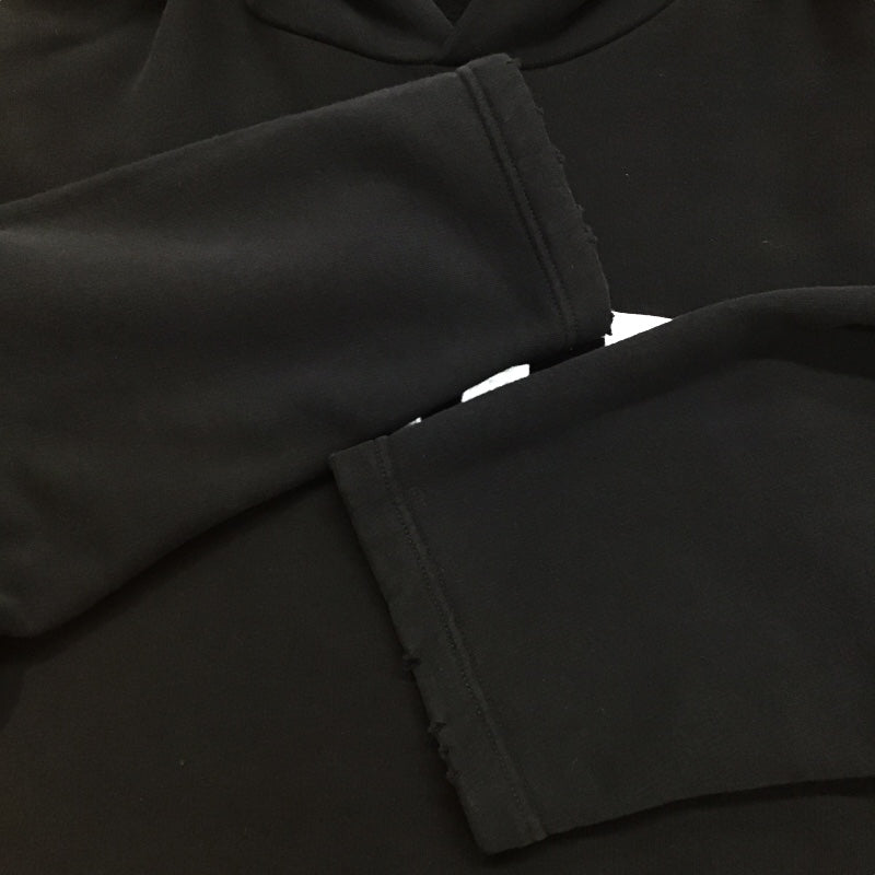 バレンシアガ BALENCIAGA FREE スウェット パーカー 22SS ダメージ加工 裏起毛 1AAU5K ブラック コットン100% メンズ パーカー