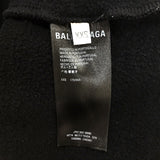 バレンシアガ BALENCIAGA FREE スウェット パーカー 22SS ダメージ加工 裏起毛 1AAU5K ブラック コットン100% メンズ パーカー