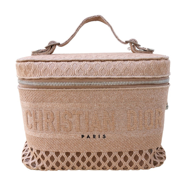 クリスチャン・ディオール Christian Dior バニティバッグ S5480VWRA ピンク シルバー金具 キャンバス キャンバス レディース その他バッグ