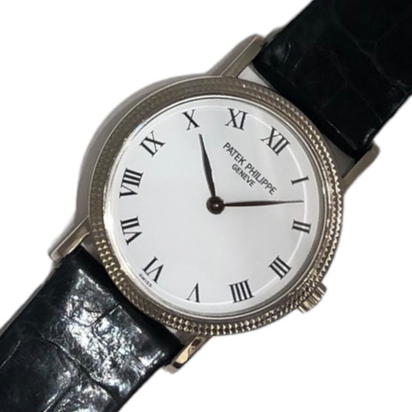 パテック・フィリップ PATEK PHILIPPE カラトラバ 4809G-001 ホワイト Ｋ18ＷＧ ユニセックス 腕時計
