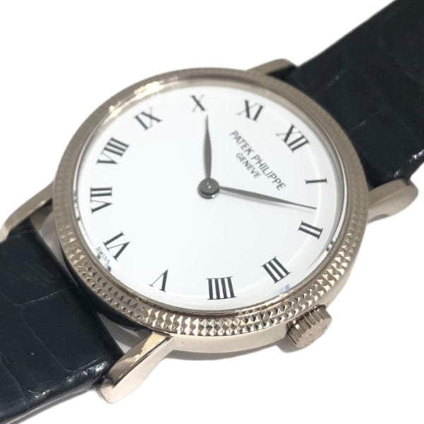 パテック・フィリップ PATEK PHILIPPE カラトラバ 4809G-001 ホワイト Ｋ18ＷＧ ユニセックス 腕時計