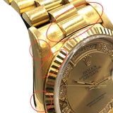 ロレックス ROLEX デイデイト 18238MR W番 イエローゴールド K18イエローゴールド 自動巻き メンズ 腕時計