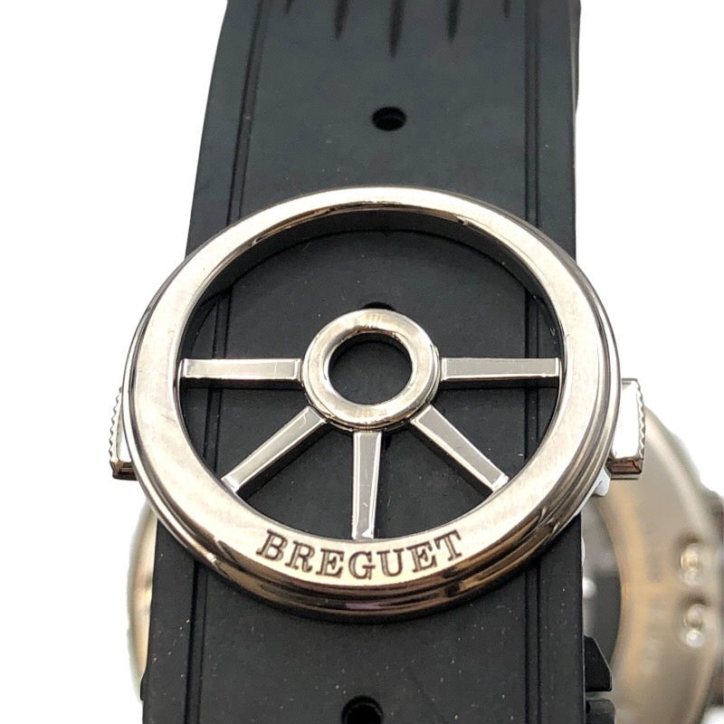ブレゲ Breguet マリーン G5517TI/G2/5ZU グレー チタン メンズ 腕時計