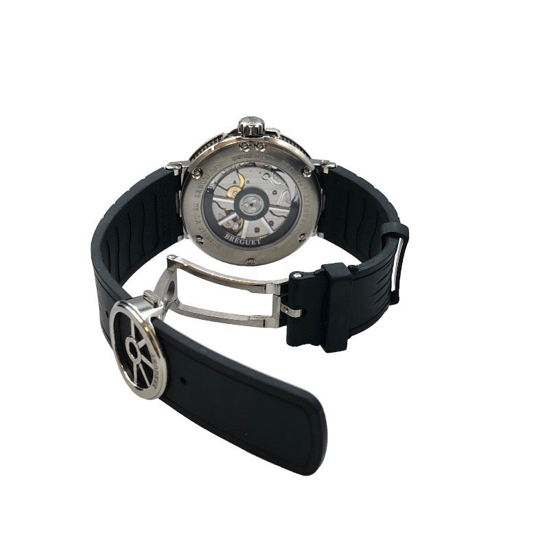 ブレゲ Breguet マリーン G5517TI/G2/5ZU グレー チタン メンズ 腕時計