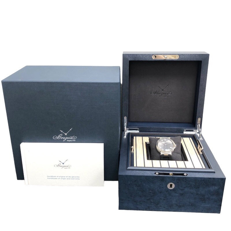 ブレゲ Breguet マリーン G5517TI/G2/5ZU グレー チタン メンズ 腕時計