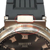 ブレゲ Breguet マリーン G5517TI/G2/5ZU グレー チタン メンズ 腕時計