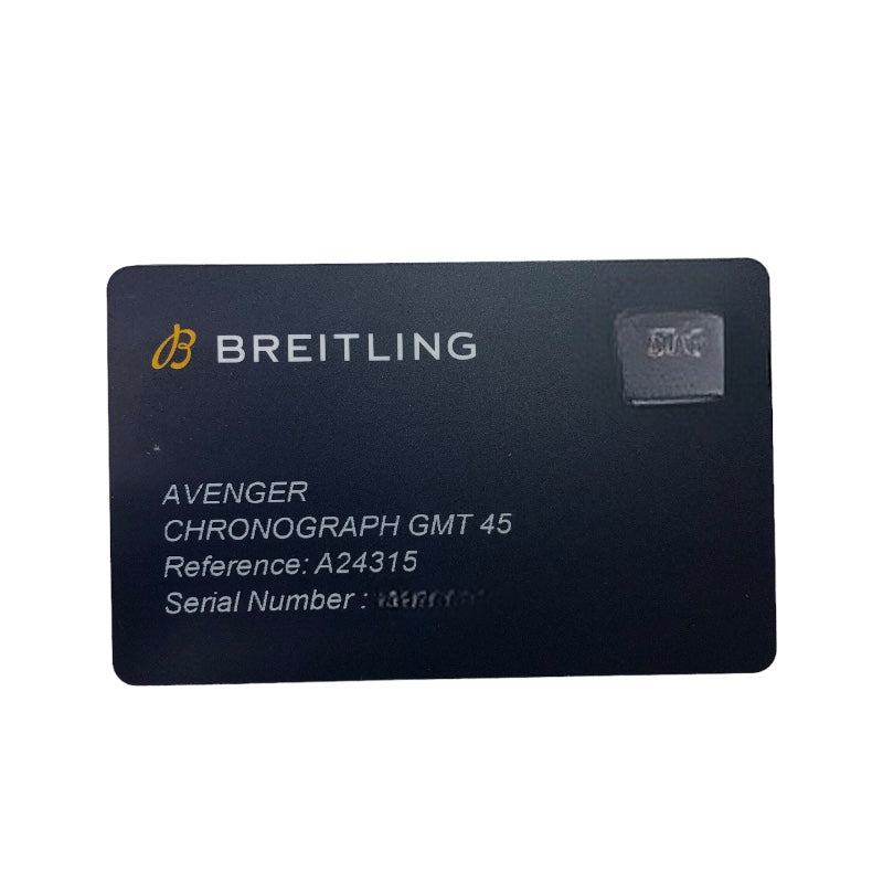 ブライトリング BREITLING アベンジャー クロノグラフ GMT 45 A24315101C1X2 ステンレススチール 自動巻き メンズ 腕時計