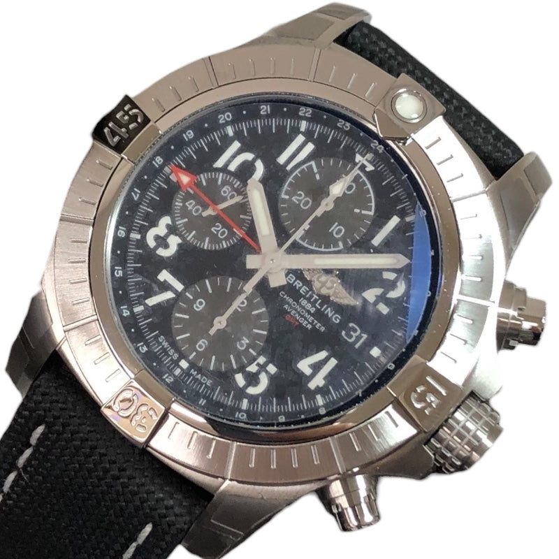 ブライトリング BREITLING アベンジャー クロノグラフ GMT 45 A24315101B1X2 ステンレススチール 自動巻き メンズ 腕時計