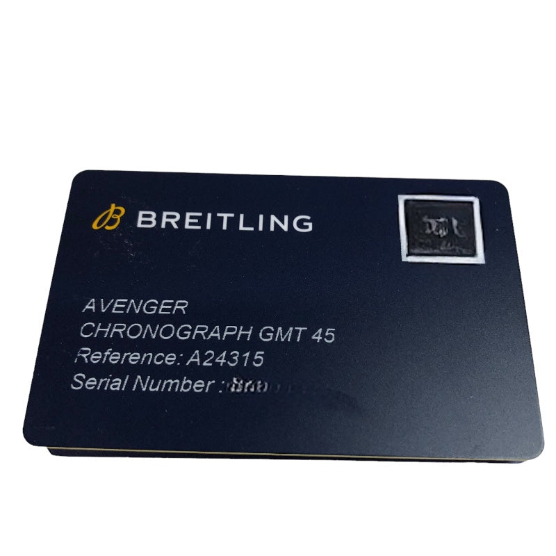 ブライトリング BREITLING アベンジャー クロノグラフ GMT 45 A24315101C1A1 ステンレススチール 自動巻き メンズ 腕時計