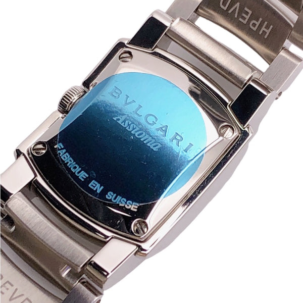 ブルガリ BVLGARI アショーマD AA26BSS シルバー/ブラック ステンレススチール 自動巻き レディース 腕時計