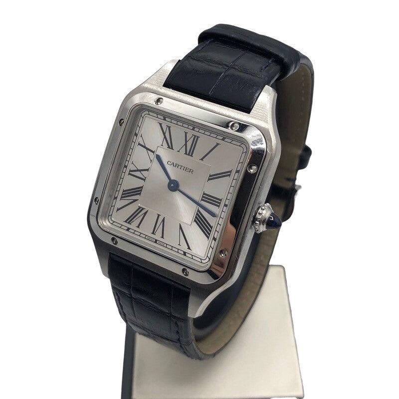 カルティエ Cartier サントス デュモン LM WSSA0022 SS クオーツ レディース 腕時計