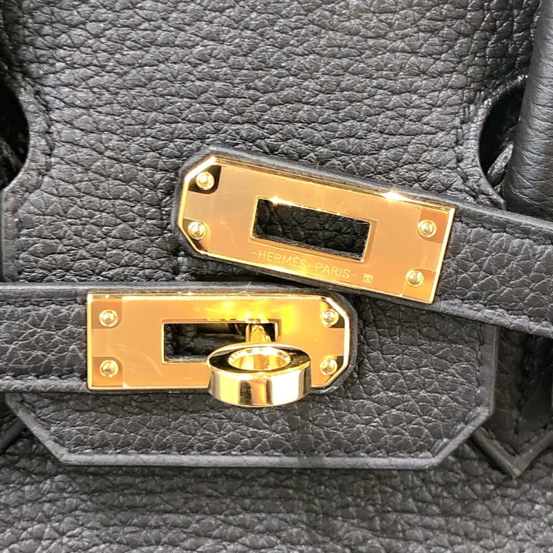 エルメス HERMES バーキン25 Z刻印 ブラック/ゴールド金具 トゴ ハンドバッグ