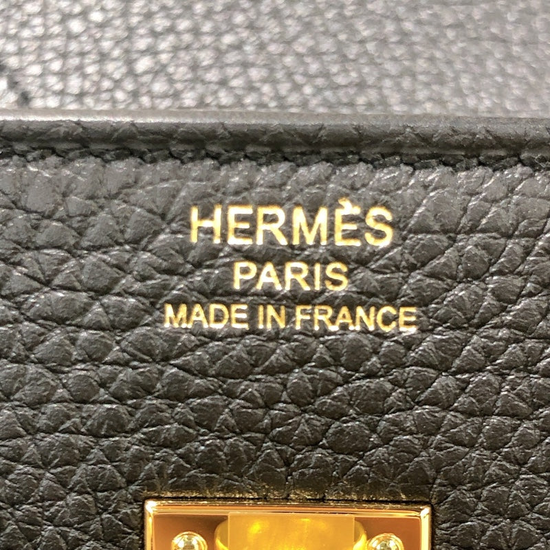 エルメス HERMES バーキン25 Z刻印 ブラック/ゴールド金具 トゴ ハンドバッグ