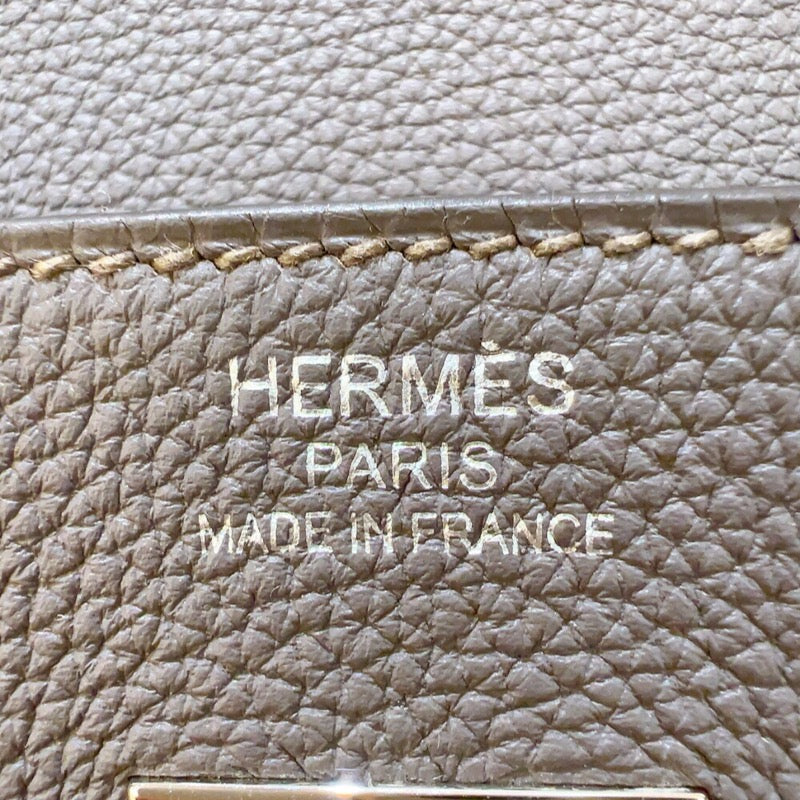 エルメス HERMES バーキン40 A刻（2017年製） エタン　シルバー金具 トゴ レディース ハンドバッグ