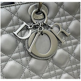 クリスチャン・ディオール Christian Dior レディディオール ラージ M0566SLOI ブラック カーフレザー レディース ハンドバッグ