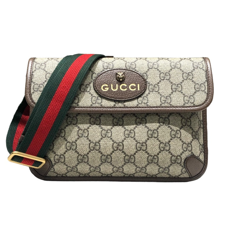 グッチ GUCCI GGスプリームベルトバッグ 493930 ベージュ ネオヴィンテージ ユニセックス ボディバッグ