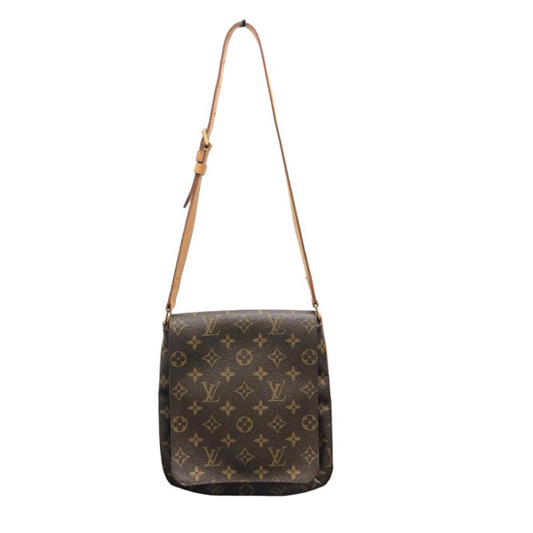 ルイ・ヴィトン LOUIS VUITTON ミュゼット・サルサ ショート M51258 ブラウン　ゴールド金具 モノグラム レディース ショルダーバッグ