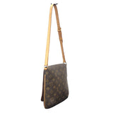 ルイ・ヴィトン LOUIS VUITTON ミュゼット・サルサ ショート M51258 ブラウン　ゴールド金具 モノグラム レディース ショルダーバッグ