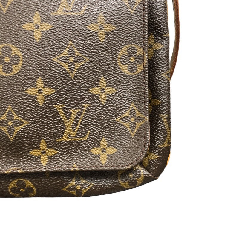 ルイ・ヴィトン LOUIS VUITTON ミュゼット・サルサ ショート M51258 ブラウン　ゴールド金具 モノグラム レディース ショルダーバッグ