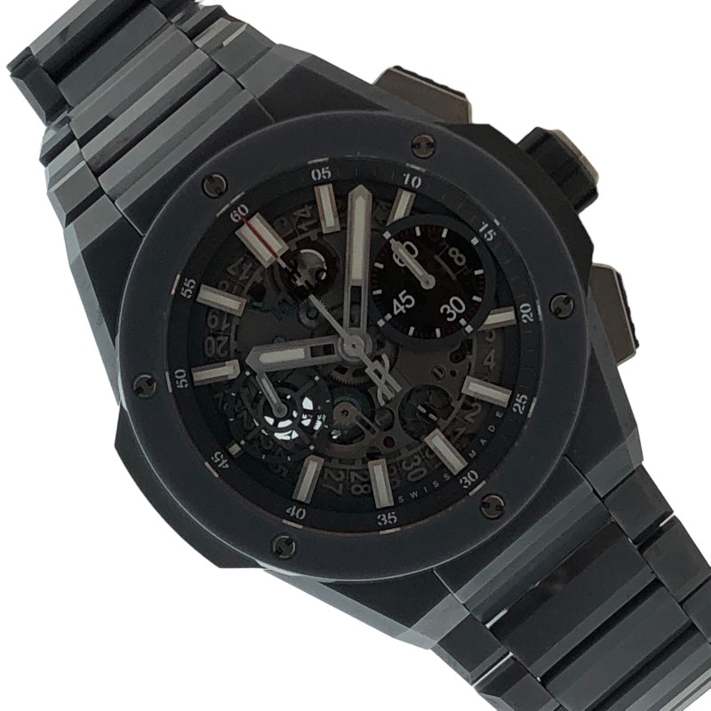 ウブロ HUBLOT ビッグバン インテグレーテッド グレーセラミック 451.FX.6923.FX セラミック メンズ 腕時計