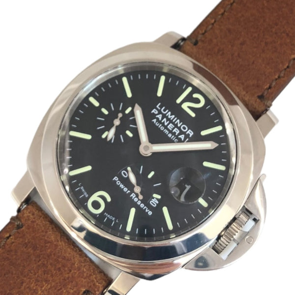 パネライ PANERAI ルミノール　パワーリザーブ PAM00090 ブラック SS メンズ 腕時計