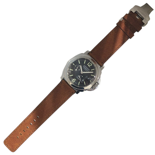 パネライ PANERAI ルミノール　パワーリザーブ PAM00090 ブラック SS メンズ 腕時計
