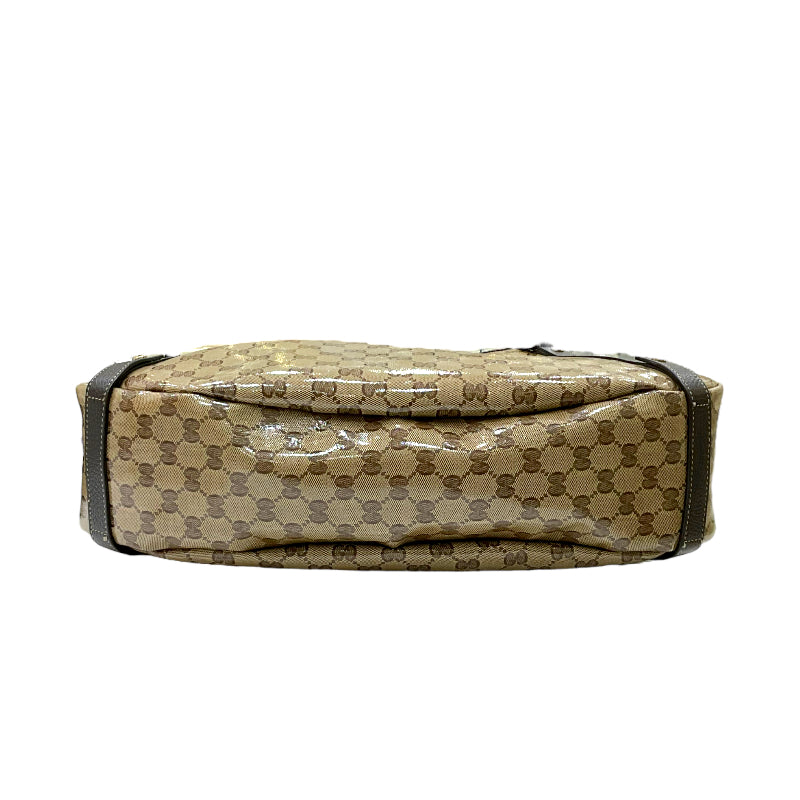 グッチ GUCCI トートバッグ GGクリスタル 293578 ブラウン コーティングキャンバス/レザー レディース トートバッグ