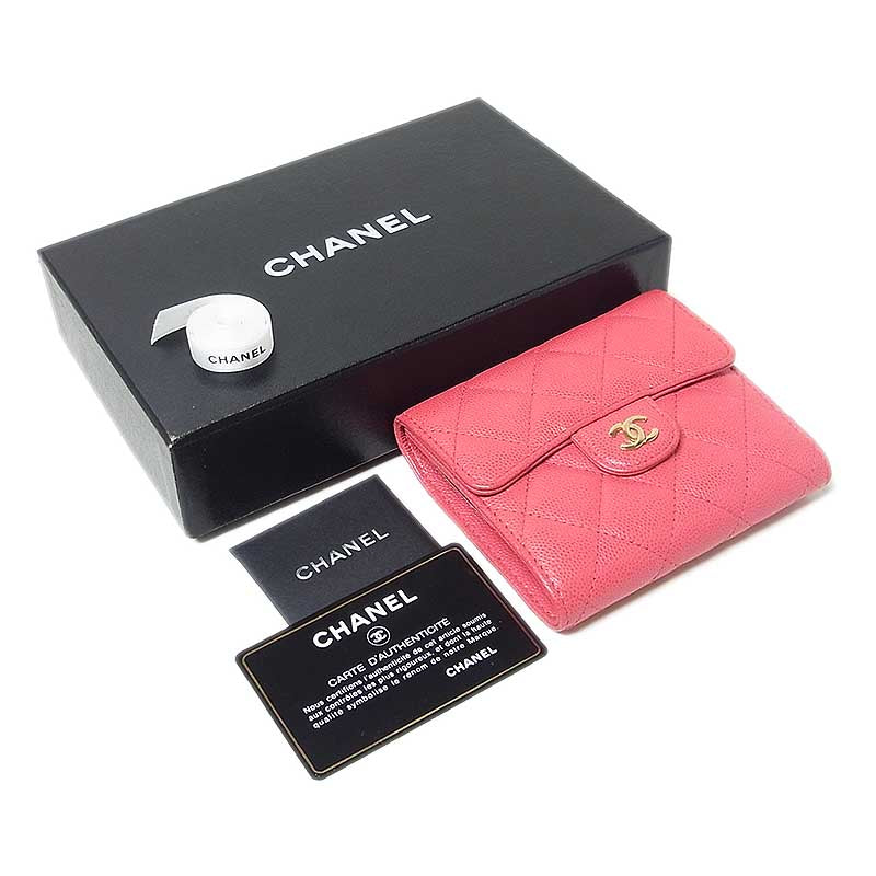 シャネル CHANEL マトラッセ クラシック スモールフラップ ウォレット ...