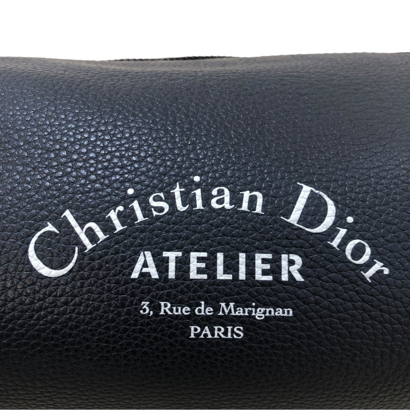 クリスチャン・ディオール Christian Dior アトリエ ローラー ショルダーバッグ 1ATPO061 ネイビー シルバー金具 レザ |  中古ブランドリユースショップ OKURA(おお蔵)