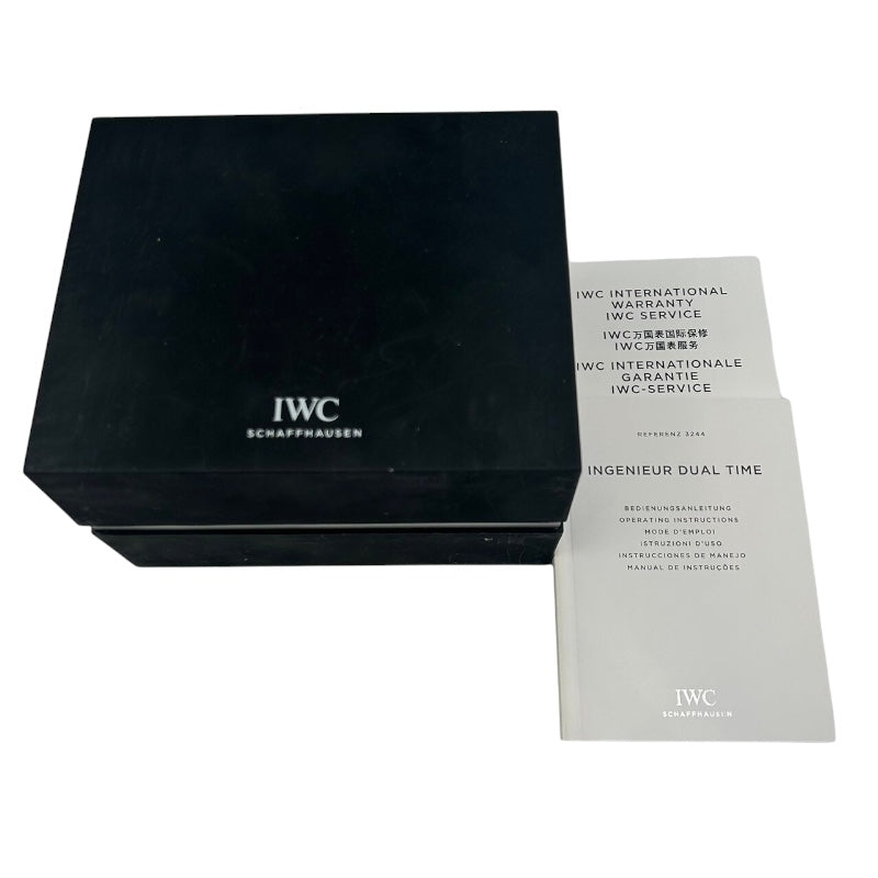 インターナショナルウォッチカンパニー IWC インヂュニア デュアルタイム IW324402 ブラック ステンレススチール レディース 腕時 |  中古ブランドリユースショップ OKURA(おお蔵)