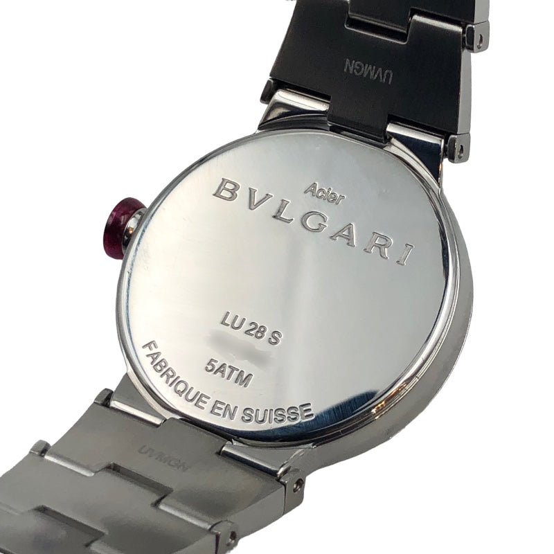ブルガリ BVLGARI ルチェア ホワイトシェル LU28S ホワイトシェル SS レディース 腕時計