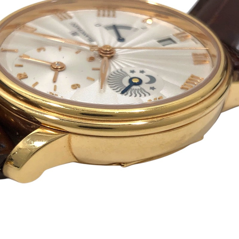 ブランパン BLANCPAIN ヴィルレ・ハーフタイムゾーン・ハーフハンター 6665-3642-55B K18レッドゴールド 自動巻き メンズ 腕時計