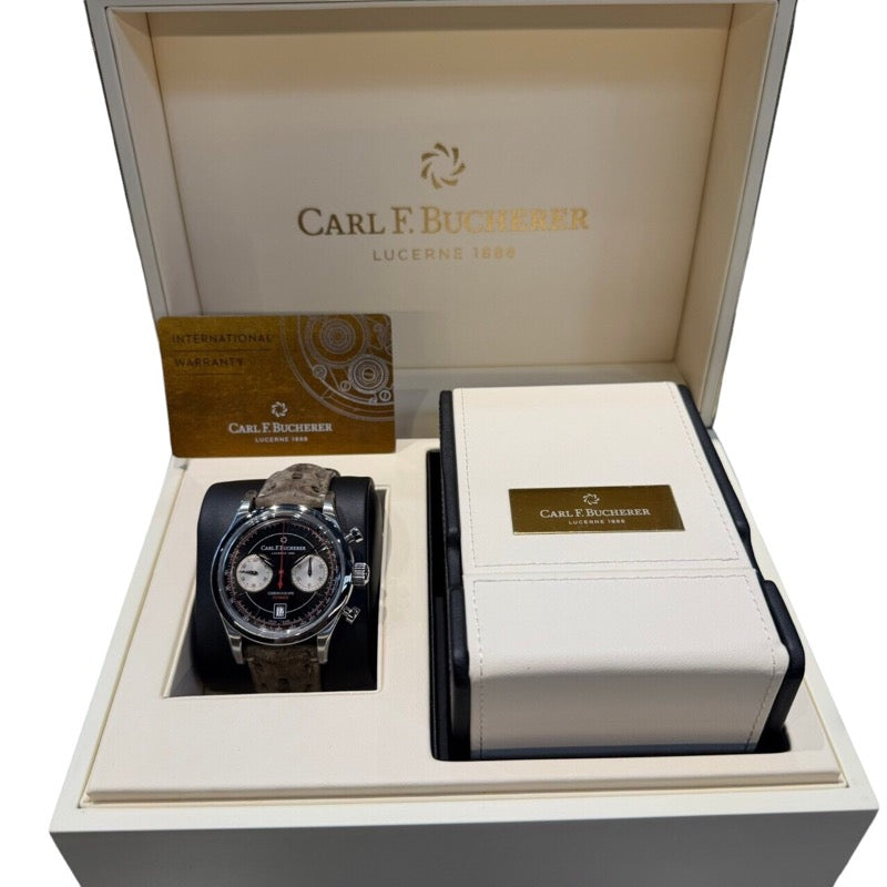 CARL F. BUCHERER MANERO FLYBACK カール F. ブヘラ マネロ フライバック 00.10919.08.33.02 SS 自動巻き メンズ 腕時計