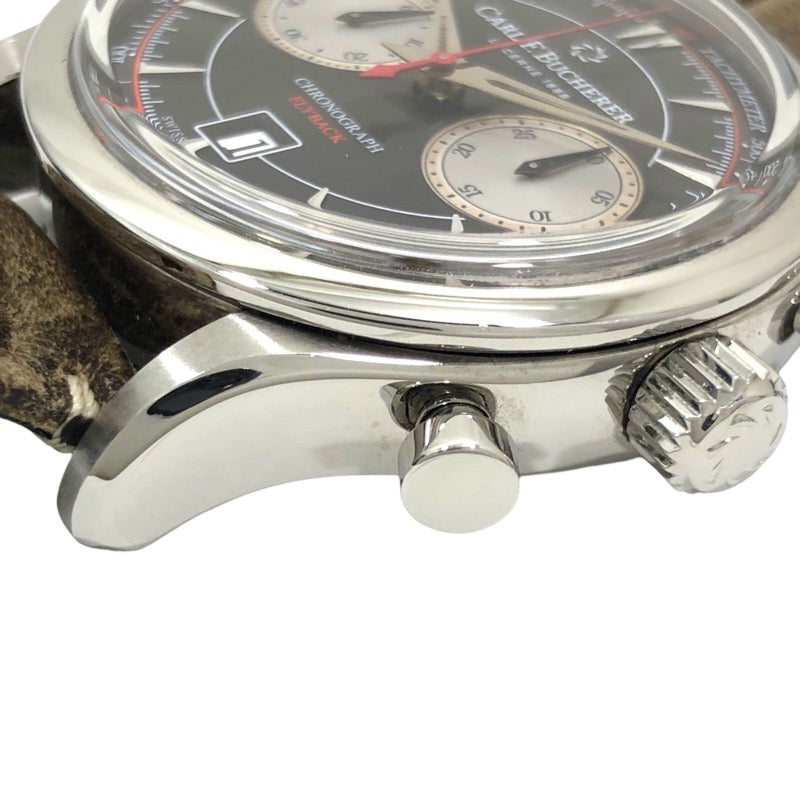 CARL F. BUCHERER MANERO FLYBACK カール F. ブヘラ マネロ フライバック 00.10919.08.33.02 SS 自動巻き メンズ 腕時計