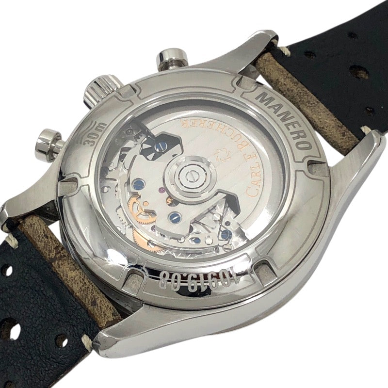 CARL F. BUCHERER MANERO FLYBACK カール F. ブヘラ マネロ フライバック 00.10919.08.33.02 SS 自動巻き メンズ 腕時計